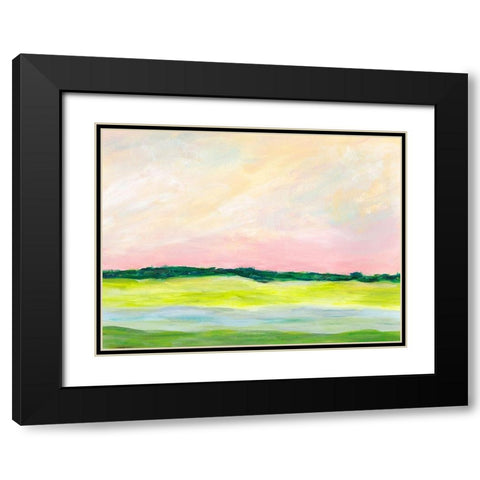 Acclivity I Black Modern Wood Framed Art Print with Double Matting by Moore, Regina