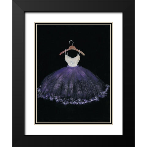Pastel Tutu I Black Modern Wood Framed Art Print with Double Matting by Moore, Regina