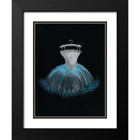 Pastel Tutu II Black Modern Wood Framed Art Print with Double Matting by Moore, Regina