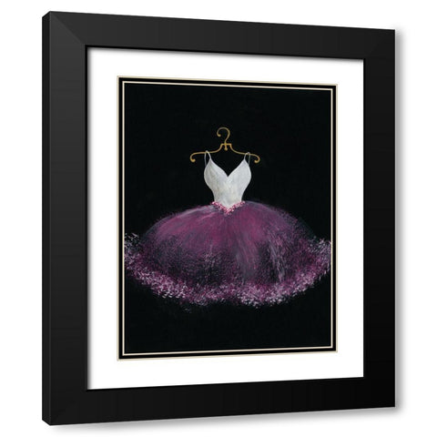 Pastel Tutu III Black Modern Wood Framed Art Print with Double Matting by Moore, Regina