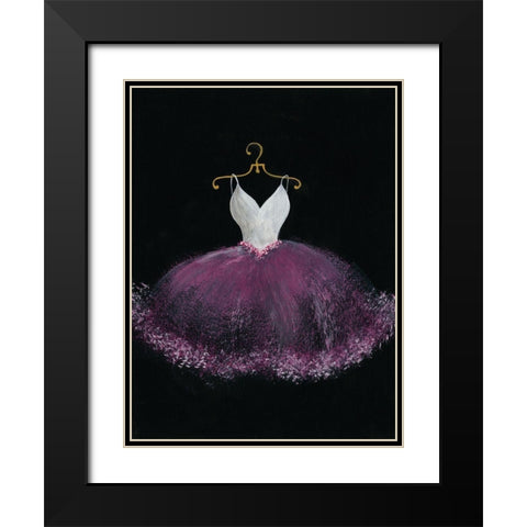 Pastel Tutu III Black Modern Wood Framed Art Print with Double Matting by Moore, Regina