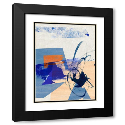 Night Fragment III Black Modern Wood Framed Art Print with Double Matting by Wang, Melissa