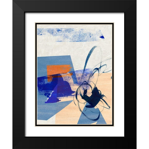 Night Fragment III Black Modern Wood Framed Art Print with Double Matting by Wang, Melissa