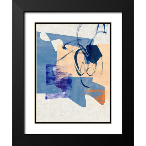 Night Fragment IV Black Modern Wood Framed Art Print with Double Matting by Wang, Melissa
