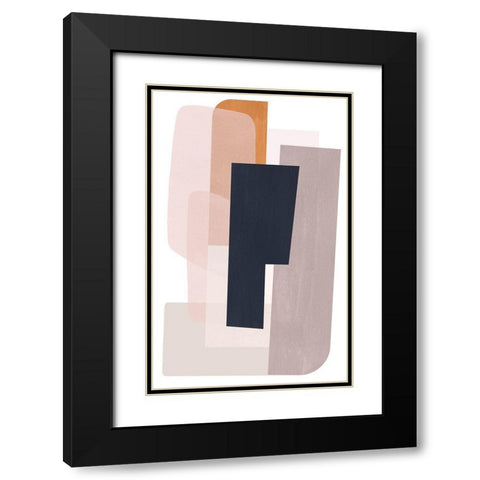 Embedded I Black Modern Wood Framed Art Print with Double Matting by Scarvey, Emma