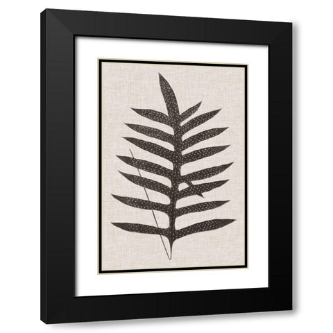 Custom Fern Family VIII (LG) Black Modern Wood Framed Art Print with Double Matting by Lowe