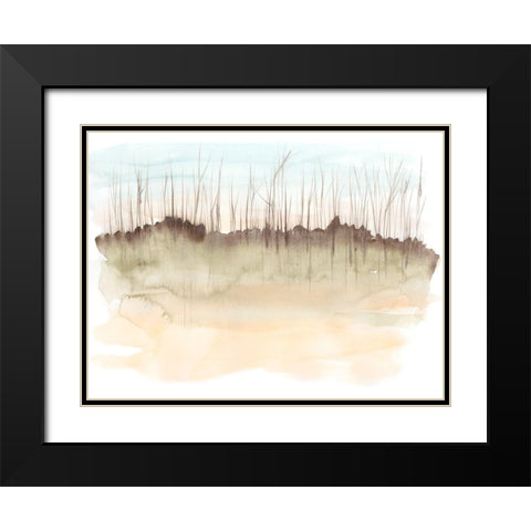 Emerging Spring I Black Modern Wood Framed Art Print with Double Matting by Goldberger, Jennifer
