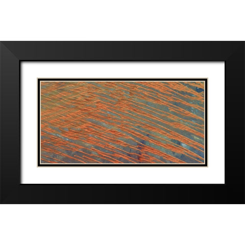 Desert Patterns II Black Modern Wood Framed Art Print with Double Matting by Ludwig, Alicia