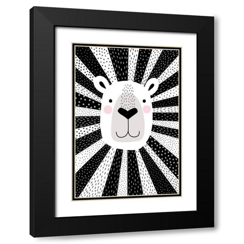 Custom Mix and Match Animal I Black Modern Wood Framed Art Print with Double Matting by Borges, Victoria