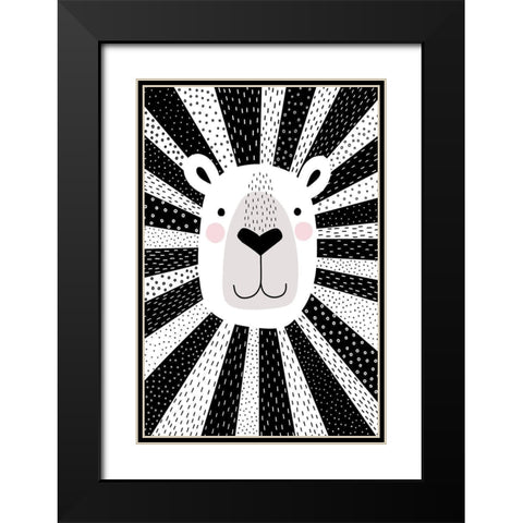 Custom Mix and Match Animal I Black Modern Wood Framed Art Print with Double Matting by Borges, Victoria