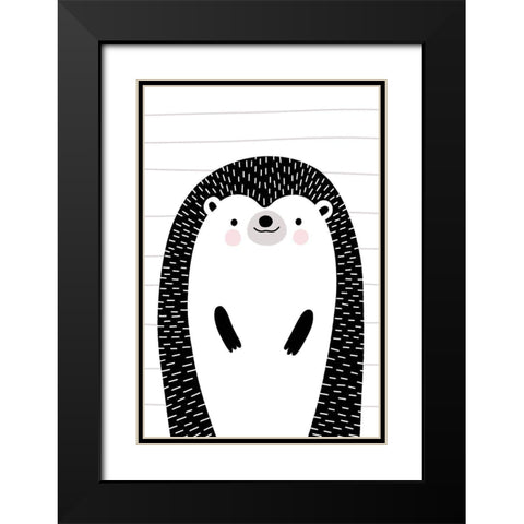 Custom Mix and Match Animal IX Black Modern Wood Framed Art Print with Double Matting by Borges, Victoria