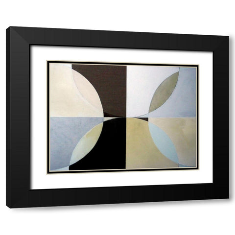Clear Intentions II Black Modern Wood Framed Art Print with Double Matting by Bellissimo Art