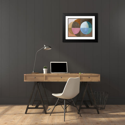 Clear Intentions IV Black Modern Wood Framed Art Print with Double Matting by Bellissimo Art