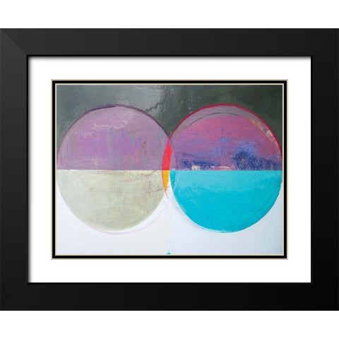 Clear Intentions V Black Modern Wood Framed Art Print with Double Matting by Bellissimo Art