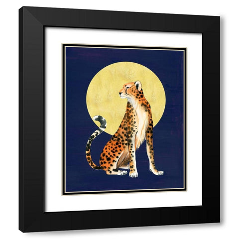 Queen of the Jungle I Black Modern Wood Framed Art Print with Double Matting by Popp, Grace