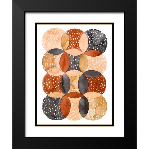 Mud Slide I Black Modern Wood Framed Art Print with Double Matting by Popp, Grace