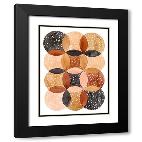 Mud Slide II Black Modern Wood Framed Art Print with Double Matting by Popp, Grace