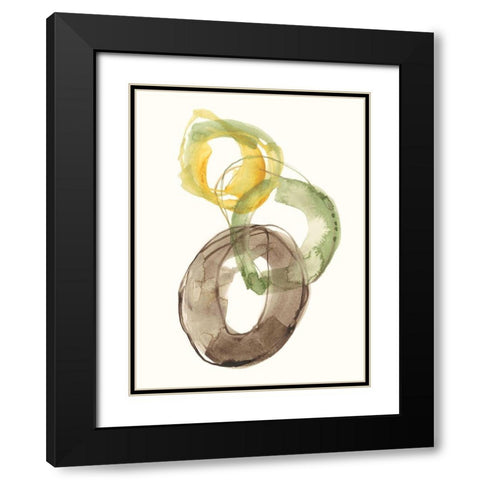 Earth in Spring I Black Modern Wood Framed Art Print with Double Matting by Goldberger, Jennifer