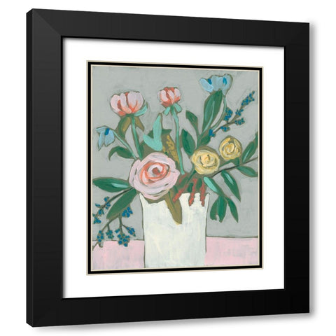 Sweet and Quirky I Black Modern Wood Framed Art Print with Double Matting by Goldberger, Jennifer