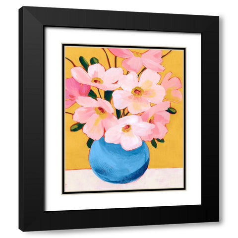 Sunday Flora II Black Modern Wood Framed Art Print with Double Matting by Popp, Grace