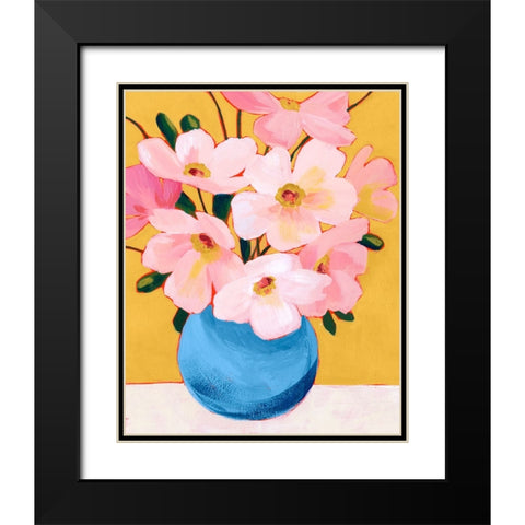 Sunday Flora II Black Modern Wood Framed Art Print with Double Matting by Popp, Grace