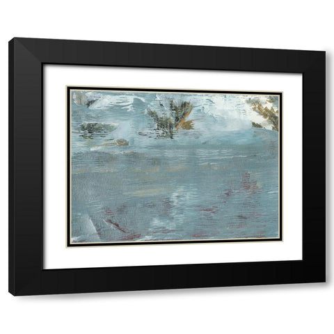 Peace and Calm II Black Modern Wood Framed Art Print with Double Matting by Bramma, Lila