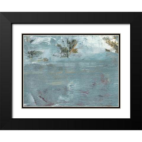 Peace and Calm II Black Modern Wood Framed Art Print with Double Matting by Bramma, Lila