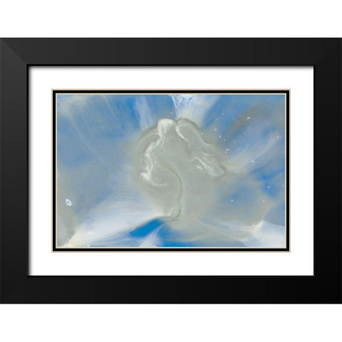 Being One I Black Modern Wood Framed Art Print with Double Matting by Bramma, Lila