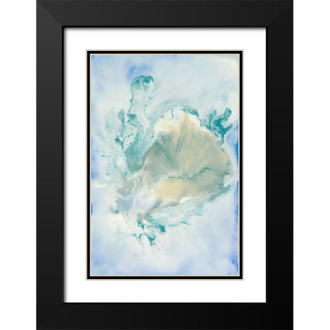 Being One II Black Modern Wood Framed Art Print with Double Matting by Bramma, Lila
