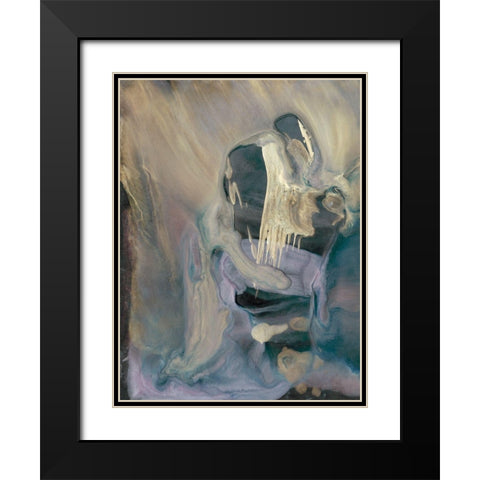 Mystery I Black Modern Wood Framed Art Print with Double Matting by Bramma, Lila