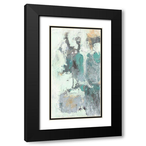 Dancing with Love I Black Modern Wood Framed Art Print with Double Matting by Bramma, Lila