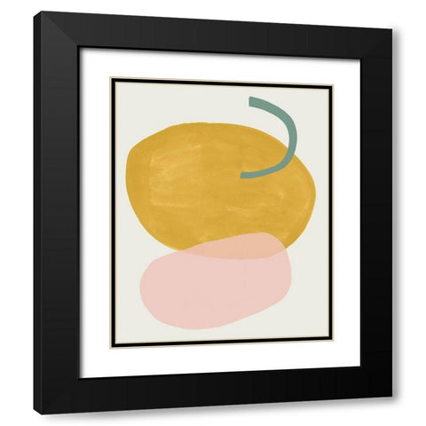 Cirque I Black Modern Wood Framed Art Print with Double Matting by Borges, Victoria