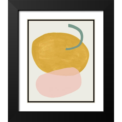 Cirque I Black Modern Wood Framed Art Print with Double Matting by Borges, Victoria