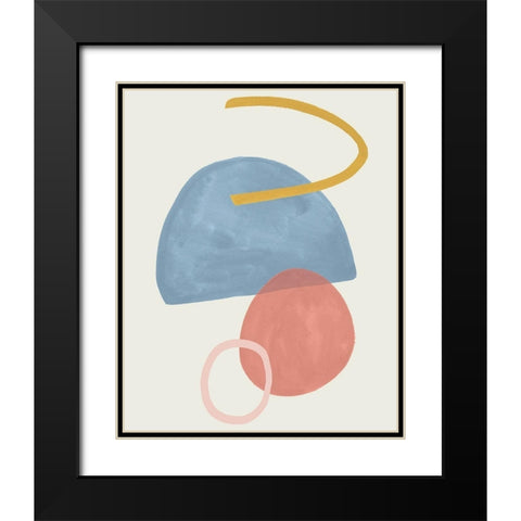 Cirque IV Black Modern Wood Framed Art Print with Double Matting by Borges, Victoria