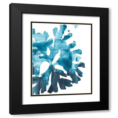 Inkwash Kelp III Black Modern Wood Framed Art Print with Double Matting by Vess, June Erica