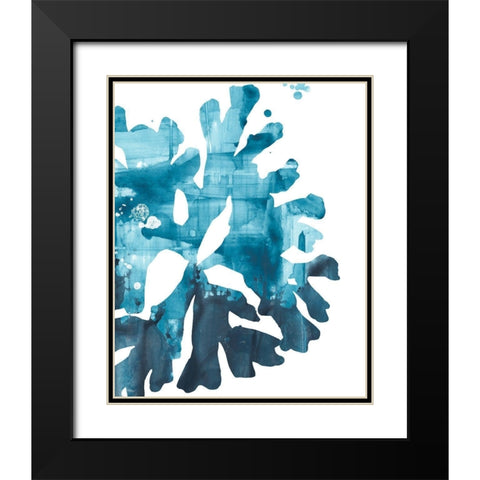 Inkwash Kelp III Black Modern Wood Framed Art Print with Double Matting by Vess, June Erica