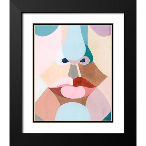 Delicate Features I Black Modern Wood Framed Art Print with Double Matting by Popp, Grace