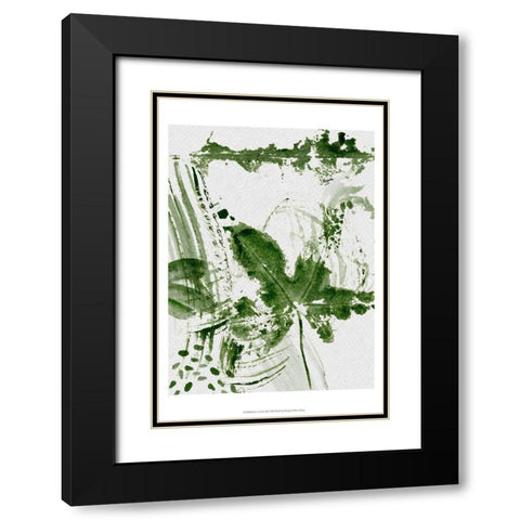 Shades of Forest III Black Modern Wood Framed Art Print with Double Matting by Wang, Mellisa