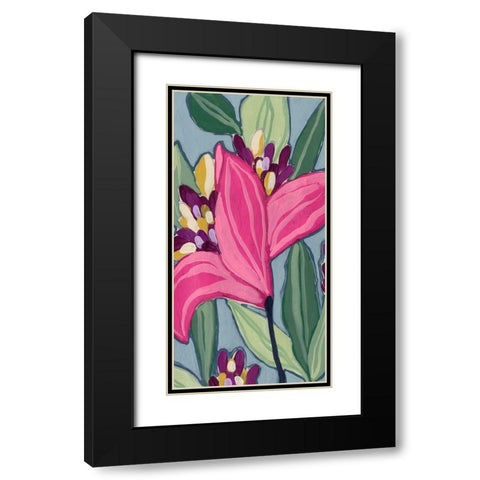 Tropical Mix I Black Modern Wood Framed Art Print with Double Matting by Vess, June Erica