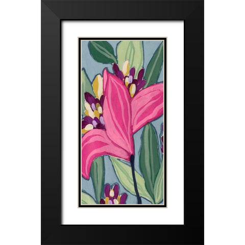 Tropical Mix I Black Modern Wood Framed Art Print with Double Matting by Vess, June Erica