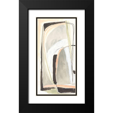 Keyhole I Black Modern Wood Framed Art Print with Double Matting by Vess, June Erica