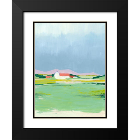 Spring Fallow I Black Modern Wood Framed Art Print with Double Matting by Popp, Grace