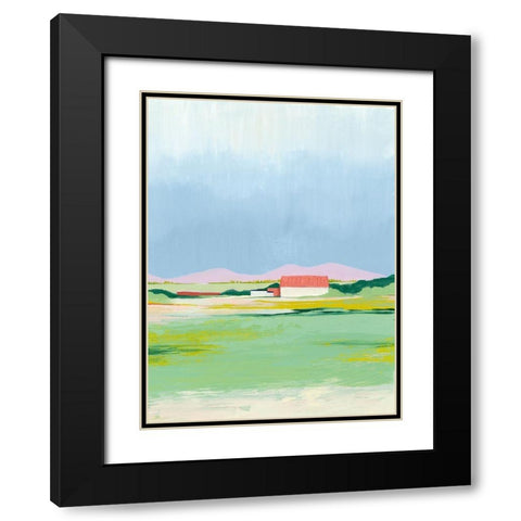 Spring Fallow II Black Modern Wood Framed Art Print with Double Matting by Popp, Grace