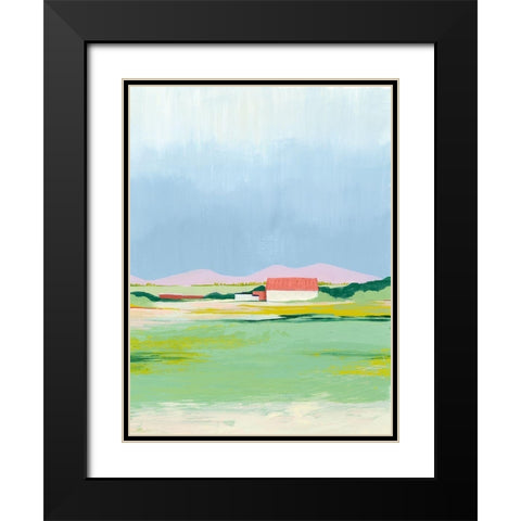 Spring Fallow II Black Modern Wood Framed Art Print with Double Matting by Popp, Grace