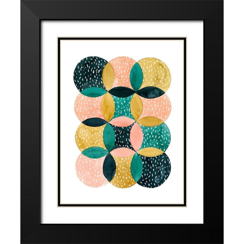 In Spate II Black Modern Wood Framed Art Print with Double Matting by Popp, Grace