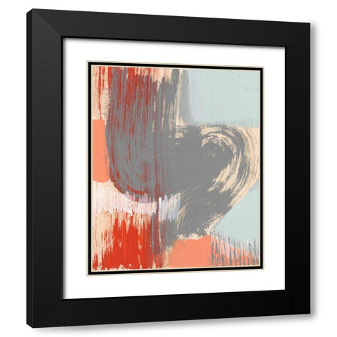 S-Curve I Black Modern Wood Framed Art Print with Double Matting by Goldberger, Jennifer