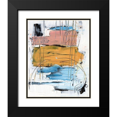 Stacked Together I Black Modern Wood Framed Art Print with Double Matting by Harper, Ethan