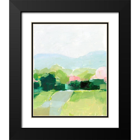 Spring Walk I Black Modern Wood Framed Art Print with Double Matting by Harper, Ethan
