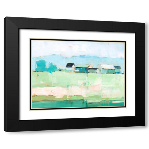 Rural Pastel II Black Modern Wood Framed Art Print with Double Matting by Harper, Ethan