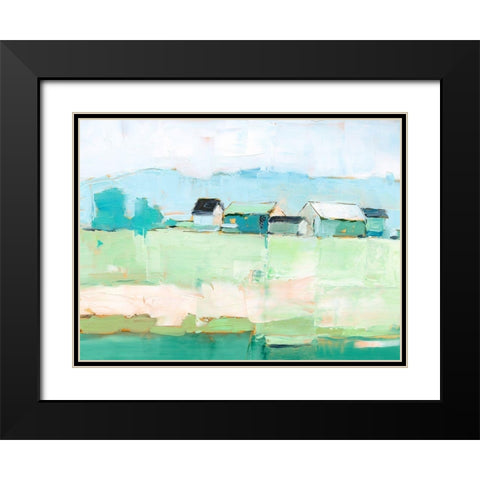Rural Pastel II Black Modern Wood Framed Art Print with Double Matting by Harper, Ethan